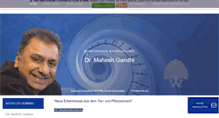 Desktop Screenshot of mahesh-gandhi.de